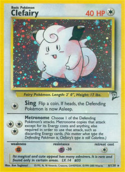 Clefairy⁣ - Base Set 2⁣ (Holo Rare)⁣ [6]