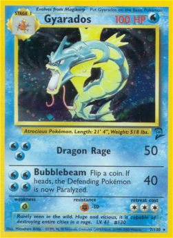 Gyarados⁣ - Base Set 2⁣ (Holo Rare)⁣ [7]