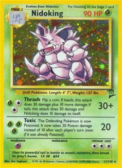 Nidoking⁣ - Base Set 2⁣ (Holo Rare)⁣ [11]