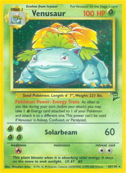 Venusaur⁣ - Base Set 2⁣ (Holo Rare)⁣ [18]