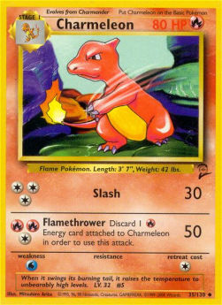 Charmeleon⁣ - Base Set 2⁣ (Uncommon)⁣ [35]