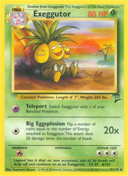 Exeggutor⁣ - Base Set 2⁣ (Uncommon)⁣ [39]