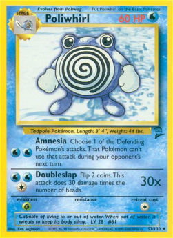 Poliwhirl⁣ - Base Set 2⁣ (Uncommon)⁣ [57]