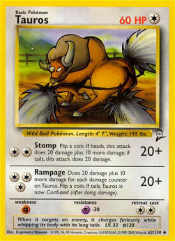 Tauros - Base Set 2 (Uncommon) [B2-62]