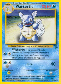 Wartortle⁣ - Base Set 2⁣ (Uncommon)⁣ [63]