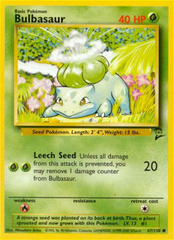 Bulbasaur⁣ - Base Set 2⁣ (Common)⁣ [67]