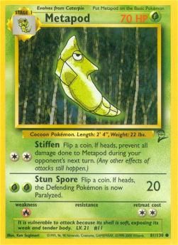 Metapod⁣ - Base Set 2⁣ (Common)⁣ [81]