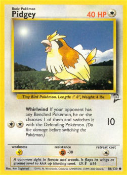 Pidgey⁣ - Base Set 2⁣ (Common)⁣ [86]