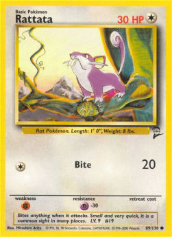 Rattata⁣ - Base Set 2⁣ (Common)⁣ [89]