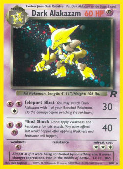 Dark Alakazam - Team Rocket (Holo Rare) [1] Kortspil
