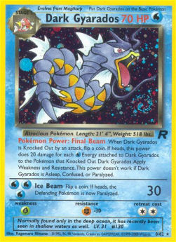 Dark Gyarados⁣ - Team Rocket⁣ (Holo Rare)⁣ [8]