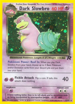 Dark Slowbro⁣ - Team Rocket⁣ (Holo Rare)⁣ [12]