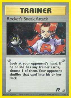 Rocket's Sneak Attack - Team Rocket (Holo Rare) [TR-16]