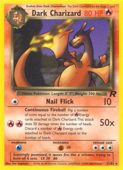 Dark Charizard⁣ - Team Rocket⁣ (Rare)⁣ [21]