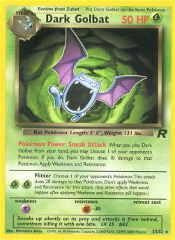 Dark Golbat⁣ - Team Rocket⁣ (Rare)⁣ [24]