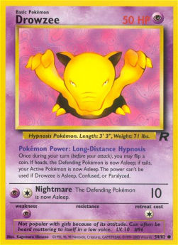 Drowzee⁣ - Team Rocket⁣ (Common)⁣ [54]