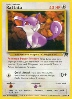 Rattata⁣ - Team Rocket⁣ (Common)⁣ [66]