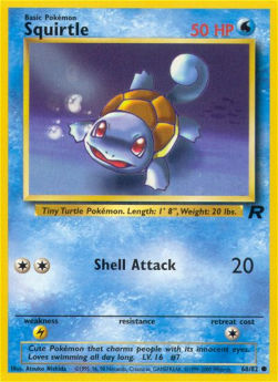 Squirtle⁣ - Team Rocket⁣ (Common)⁣ [68]