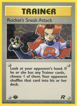 Rocket's Sneak Attack⁣ - Team Rocket⁣ (Rare)⁣ [72]