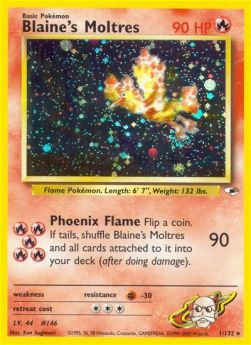 Blaine's Moltres⁣ - Gym Heroes⁣ (Holo Rare)⁣ [1]