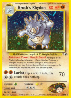 Brock's Rhydon⁣ - Gym Heroes⁣ (Holo Rare)⁣ [2]