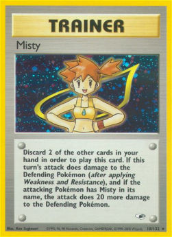 Misty⁣ - Gym Heroes⁣ (Holo Rare)⁣ [18]