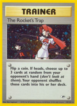 The Rocket's Trap⁣ - Gym Heroes⁣ (Holo Rare)⁣ [19]