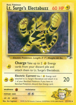 Lt. Surge's Electabuzz⁣ - Gym Heroes⁣ (Rare)⁣ [27]