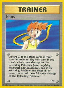 Misty⁣ - Gym Heroes⁣ (Rare)⁣ [102]