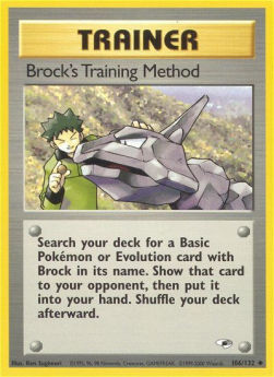 Brock's Training Method⁣ - Gym Heroes⁣ (Uncommon)⁣ [106]