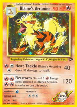 Blaine's Arcanine⁣ - Gym Challenge⁣ (Holo Rare)⁣ [1]