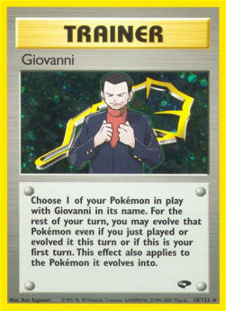 Giovanni⁣ - Gym Challenge⁣ (Holo Rare)⁣ [18]