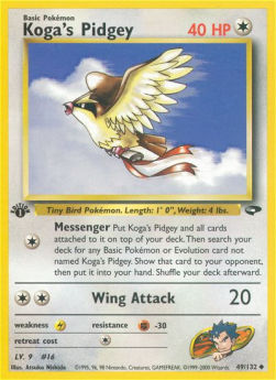 Koga's Pidgey⁣ - Gym Challenge⁣ (Uncommon)⁣ [49]