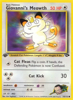 Giovanni's Meowth⁣ - Gym Challenge⁣ (Common)⁣ [74]