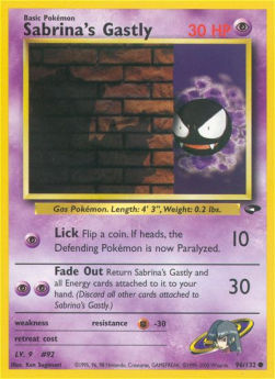 Sabrina's Gastly⁣ - Gym Challenge⁣ (Common)⁣ [96]