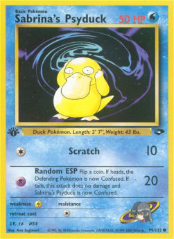 Sabrina's Psyduck⁣ - Gym Challenge⁣ (Common)⁣ [99]