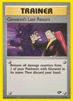 Giovanni's Last Resort⁣ - Gym Challenge⁣ (Rare)⁣ [105]