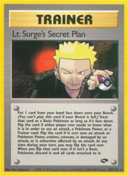 Lt. Surge's Secret Plan⁣ - Gym Challenge⁣ (Rare)⁣ [107]