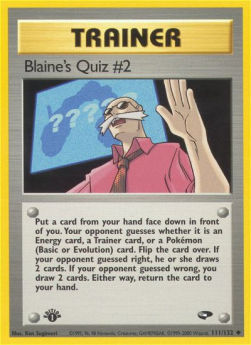 Blaine's Quiz #2⁣ - Gym Challenge⁣ (Uncommon)⁣ [111]