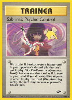 Sabrina's Psychic Control⁣ - Gym Challenge⁣ (Uncommon)⁣ [121]