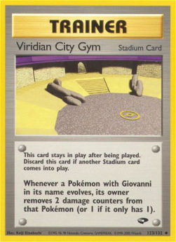 Viridian City Gym⁣ - Gym Challenge⁣ (Uncommon)⁣ [123]