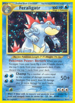 Feraligatr⁣ - Neo Genesis⁣ (Holo Rare)⁣ [4]