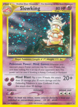 Slowking⁣ - Neo Genesis⁣ (Holo Rare)⁣ [14]