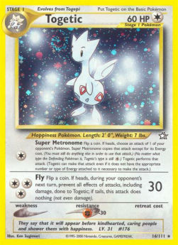 Togetic⁣ - Neo Genesis⁣ (Holo Rare)⁣ [16]