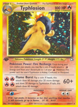 Typhlosion⁣ - Neo Genesis⁣ (Holo Rare)⁣ [17]