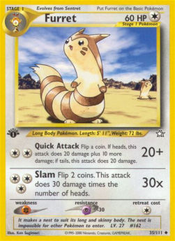 Furret⁣ - Neo Genesis⁣ (Uncommon)⁣ [35]