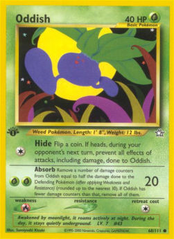 Oddish⁣ - Neo Genesis⁣ (Common)⁣ [68]