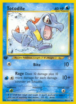 Totodile⁣ - Neo Genesis⁣ (Common)⁣ [80]