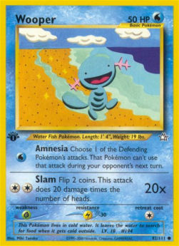 Wooper⁣ - Neo Genesis⁣ (Common)⁣ [82]