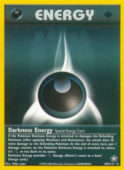 Darkness Energy⁣ - Neo Genesis⁣ (Rare)⁣ [104]